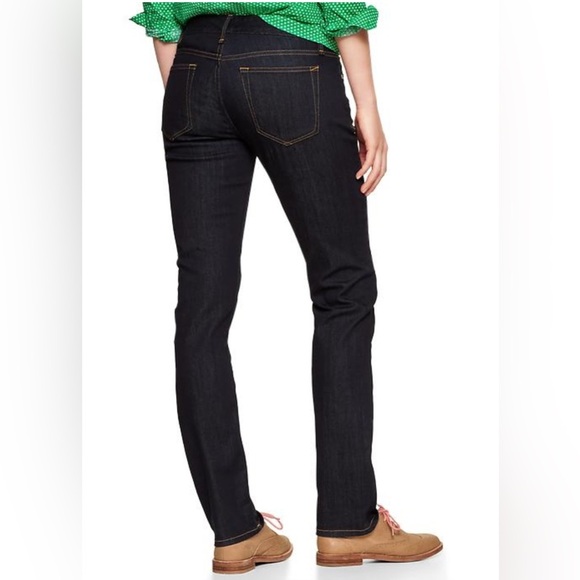 NWTO. GAP 1969 Black Straight Leg Jeans Classic Style - Picture 1 of 5